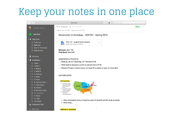 evernote premium for students